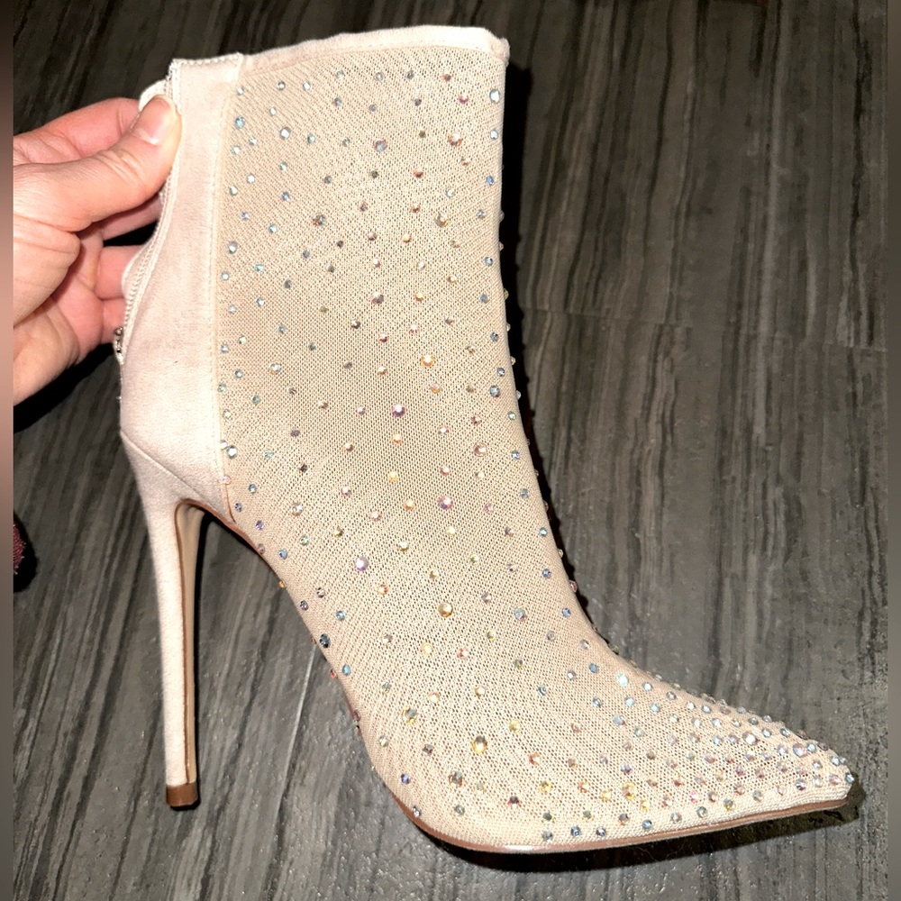 Rhinestone booties